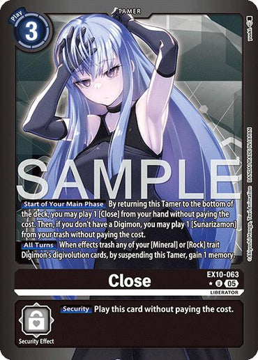 Close [EX10-063] (Limited Foil) [Sinister Order]