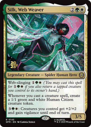 Silk, Web Weaver [Marvel's Spider-Man Prerelease Promos]