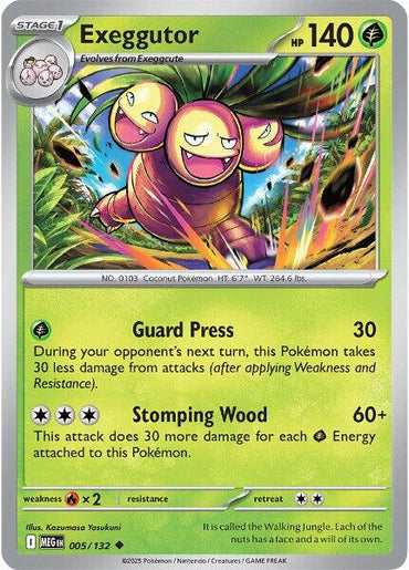 Exeggutor (005/132) [Mega Evolution: Base Set]