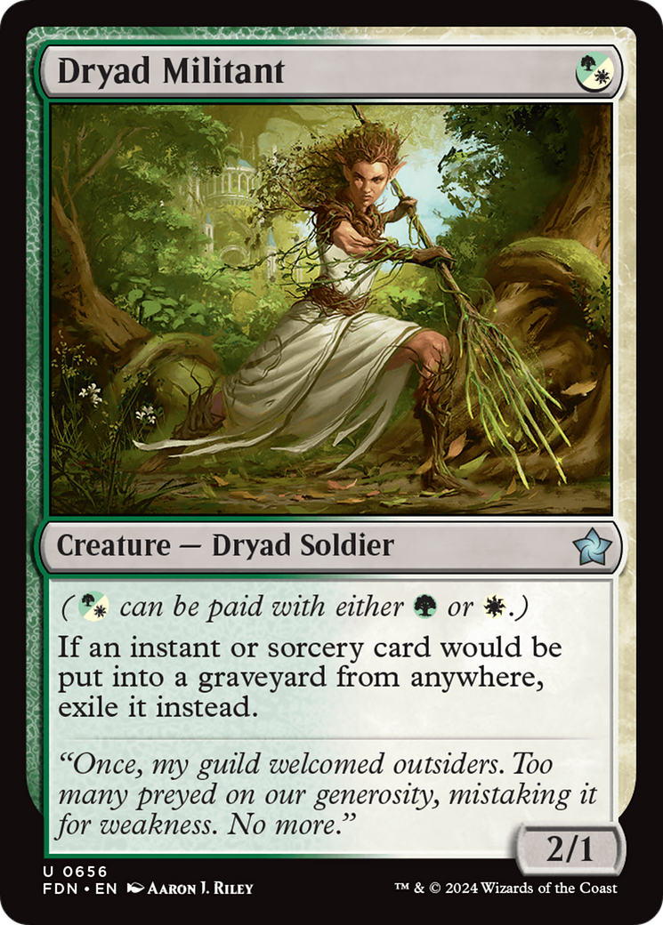 Dryad Militant [Foundations] 