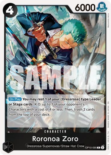 Roronoa Zoro (OP10-095) (Reprint) [Premium Booster -The Best- Vol. 2]