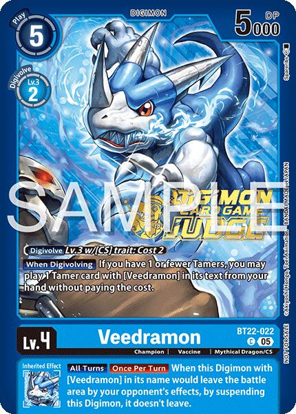 Veedramon [BT22-022] (Judge Pack 2025 Wave 2) [Cyber Eden]