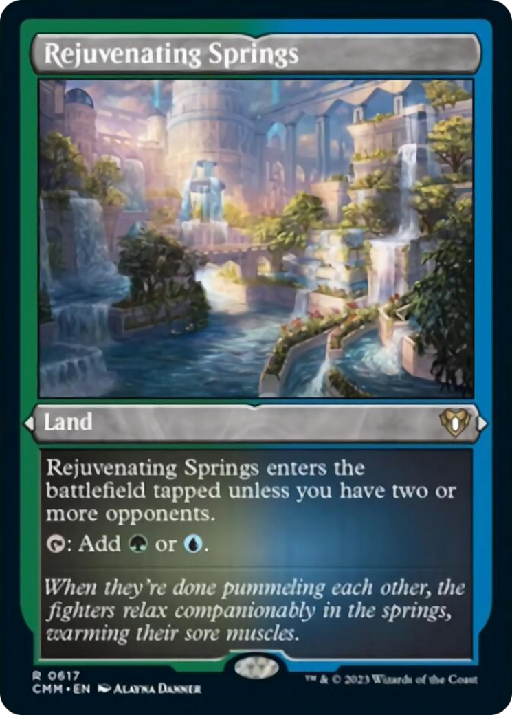 Rejuvenating Springs (Foil Etched) [Commander Masters] 