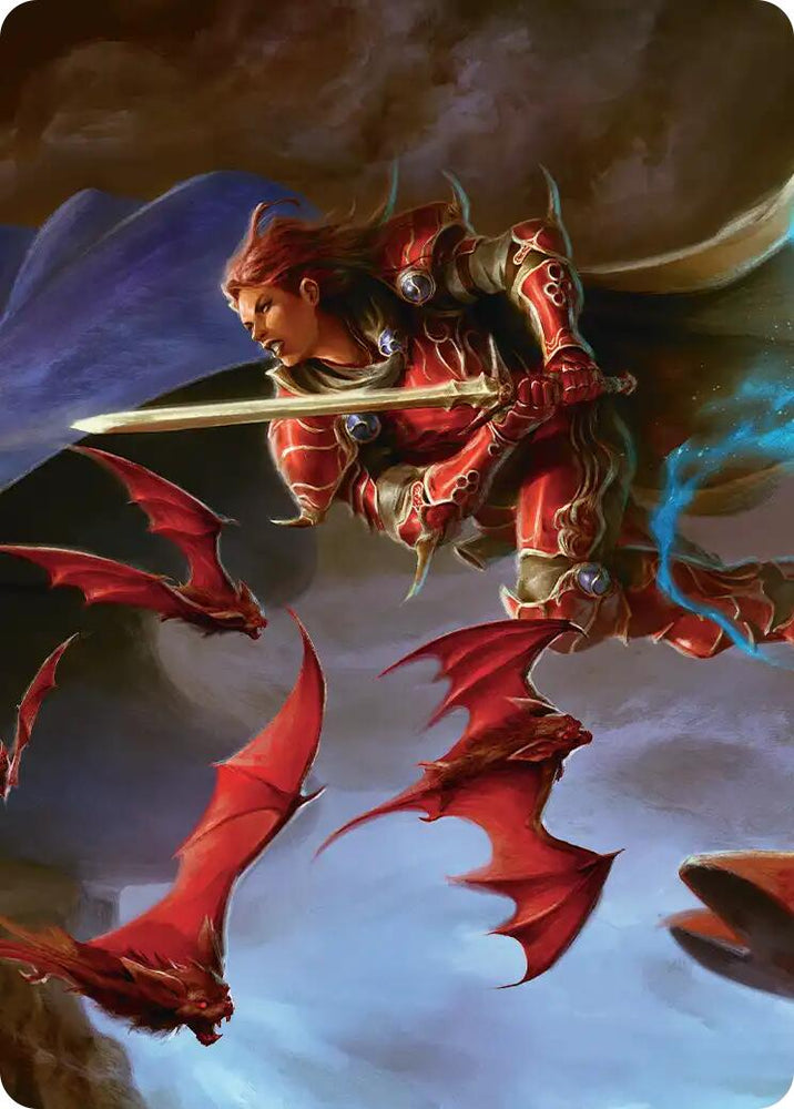 The Destined Warrior Scene Art Card [FINAL FANTASY Art Series]