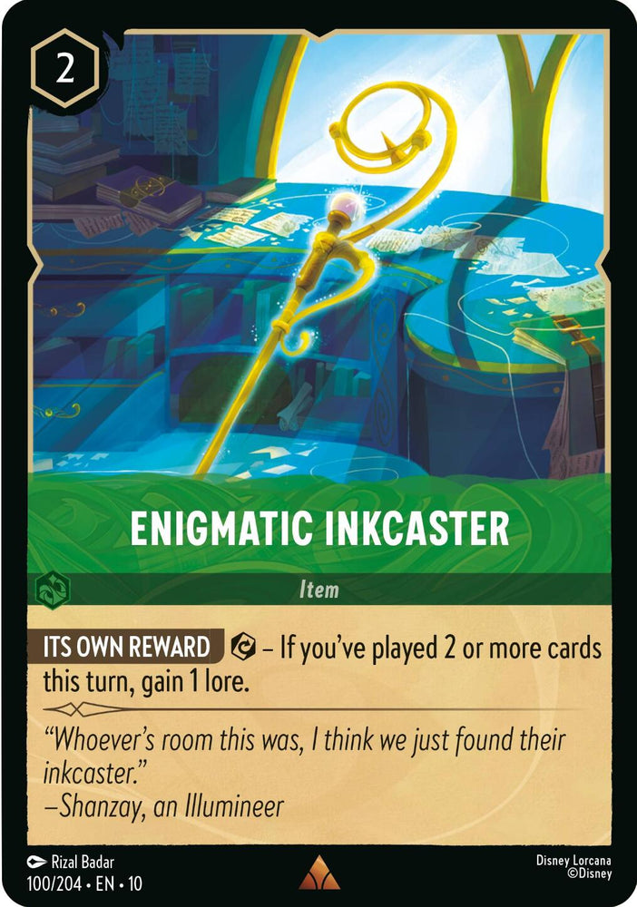 Enigmatic Inkcaster (100/204) [Whispers in the Well]
