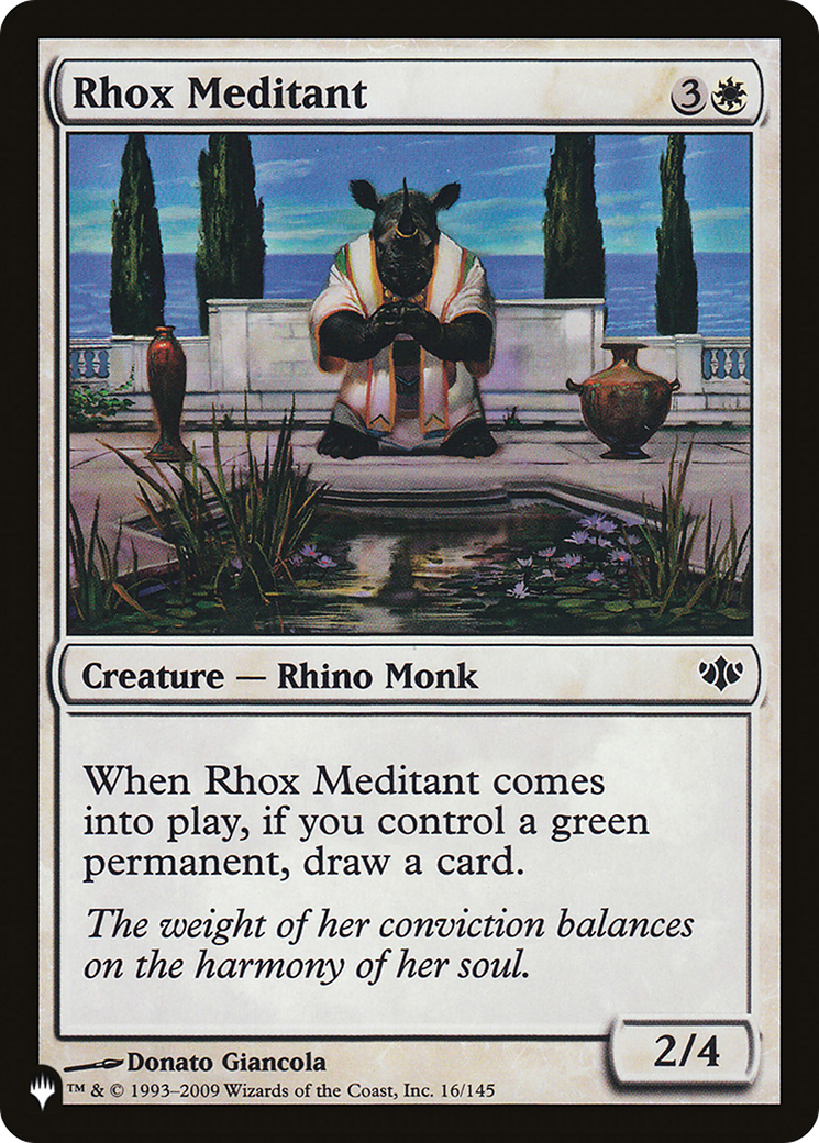 Rhox Meditant [The List Reprints] 