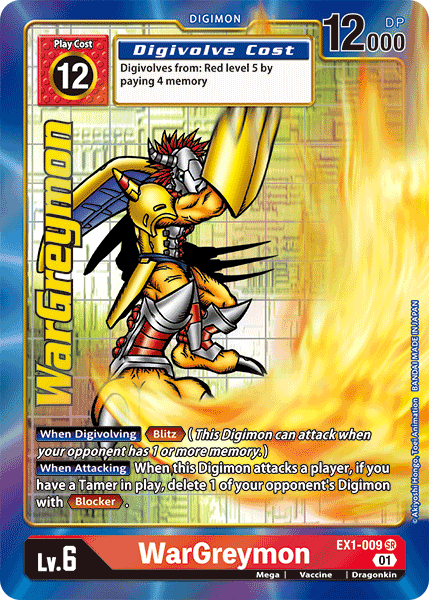 WarGreymon [EX1-009] (Alternate Art) [Classic Collection]