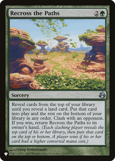 Recross the Paths [The List Reprints] 