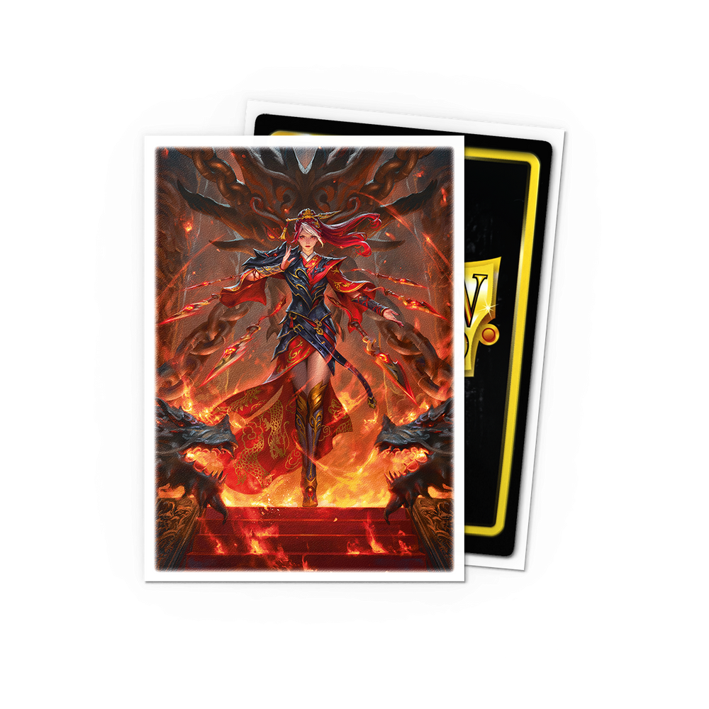 Dragon Shield: Standard 100ct Art Sleeves - Flesh and Blood (Cindra, Dracai of Retribution) 