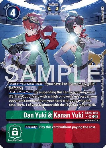Dan Yuki & Kanan Yuki [BT24-085] (Alternate Art) [Time Stranger]