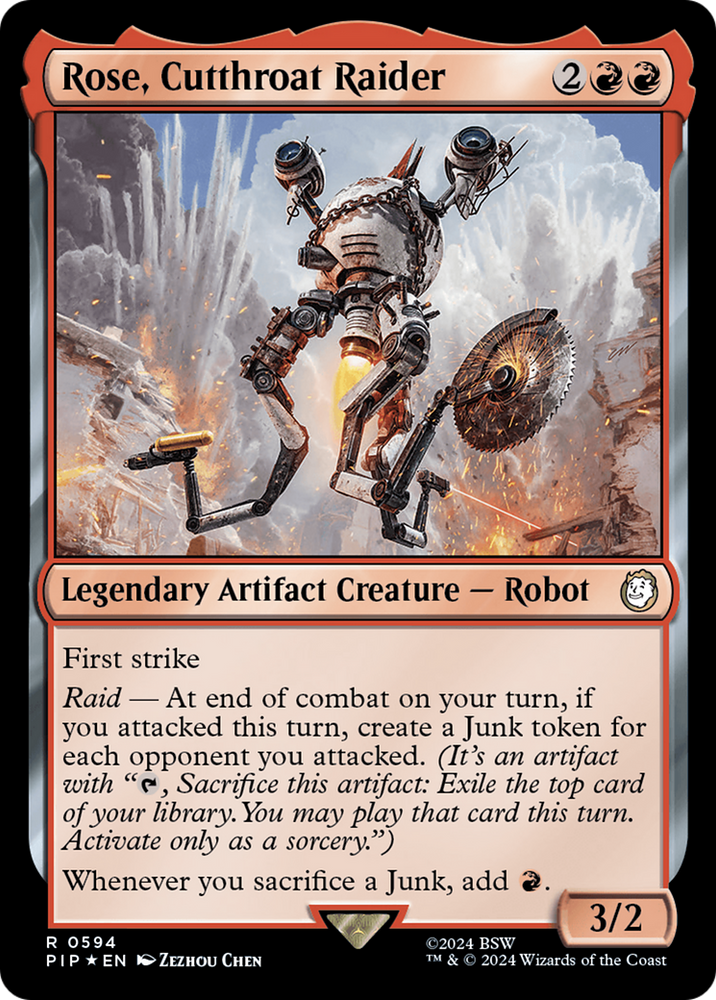 Rose, Cutthroat Raider (Surge Foil) [Fallout] 