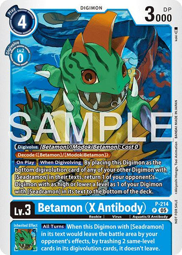 Betamon [P] (X Antibody) (Official Store Tournament 2026 Vol. 1) [Promotional Cards]
