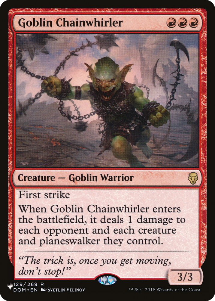 Goblin Chainwhirler [The List Reprints] 