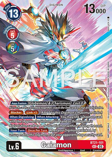 Gaiamon [BT21-101] (2026 Dash Pack Campaign) (Alternate Art - Chinese) [World Convergence]