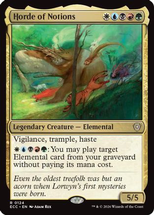 Horde of Notions [Lorwyn Eclipsed Commander]