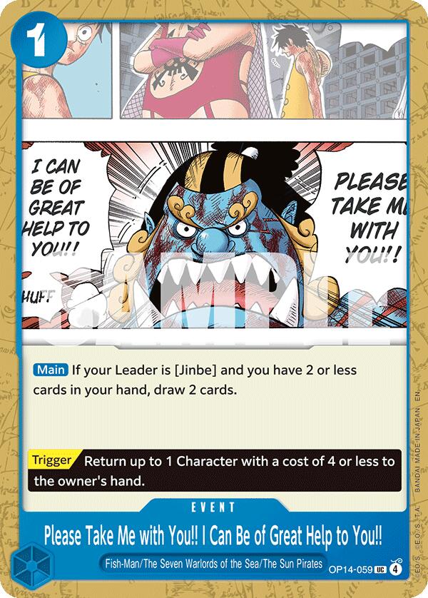 Please Take Me with You!! I Can Be of Great Help to You!! [The Azure Sea's Seven]