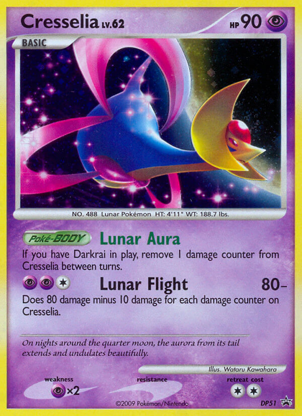Cresselia (DP51) [Diamond &amp; Pearl: Black Star Promos] 