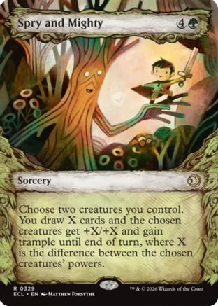 Spry and Mighty (Showcase) [Lorwyn Eclipsed]