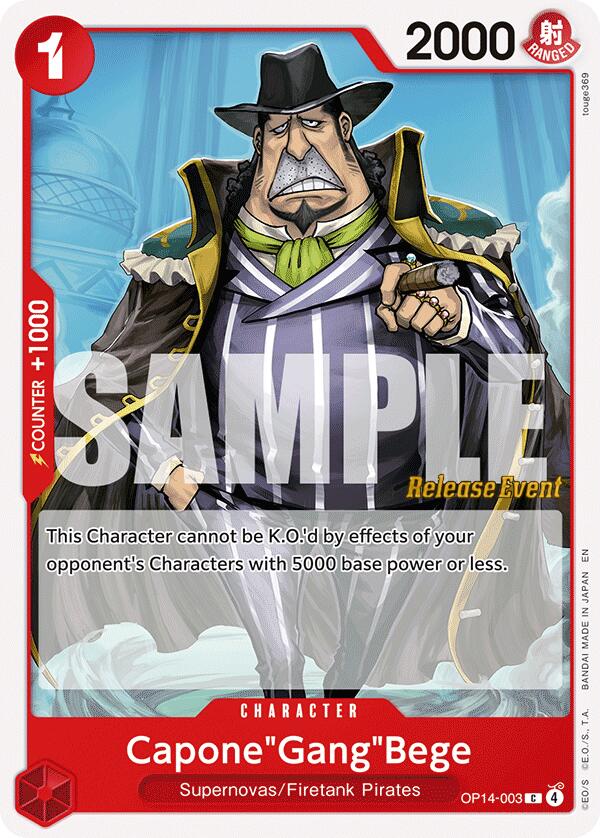 Capone"Gang"Bege [The Azure Sea's Seven Release Event Cards]
