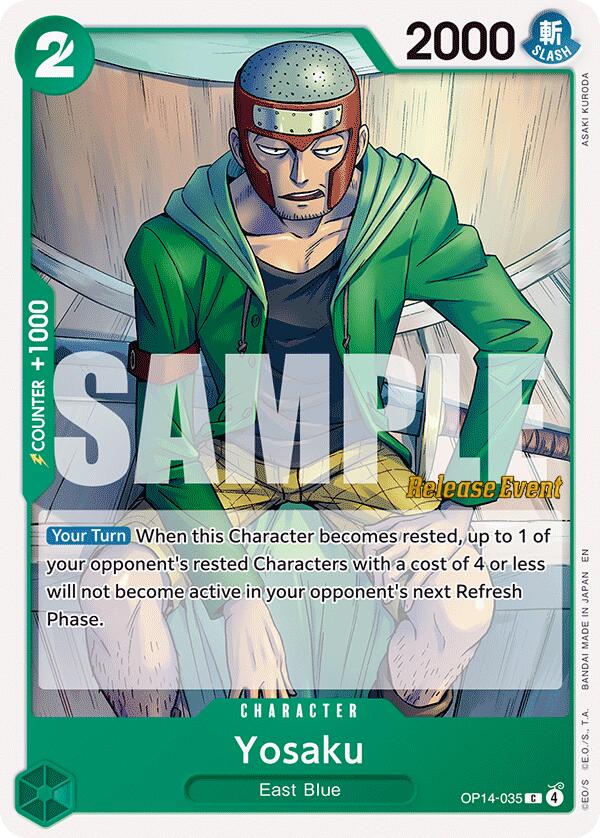 Yosaku [The Azure Sea's Seven Release Event Cards]