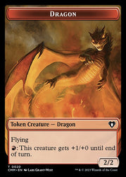 Bird // Dragon (0020) Double-Sided Token [Commander Masters Tokens] 