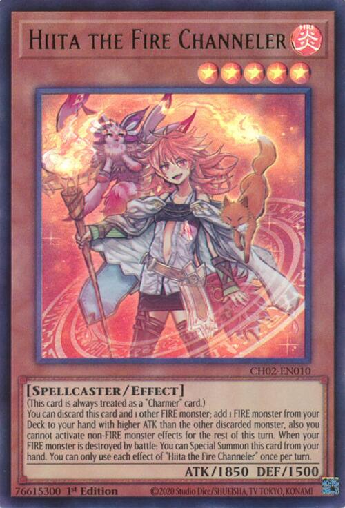 Hiita the Fire Channeler [CH02-EN010] Ultra Rare