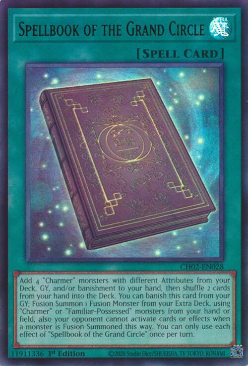 Spellbook of the Grand Circle (Ultra Rare) [CH02-EN028] Ultra Rare