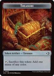 Treasure // Copy Double-Sided Token [Lorwyn Eclipsed Tokens]