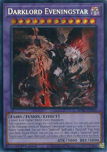 Darklord Eveningstar [BPRO-EN036] Secret Rare