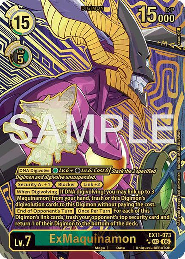 ExMaquinamon [EX11-073] (Rare Pull) [Dawn of Liberator]