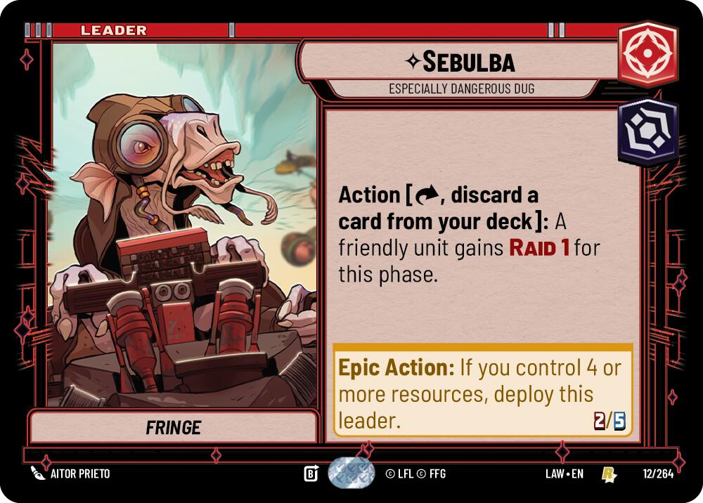 Sebulba - Especially Dangerous Dug (12/264) (12/264) [A Lawless Time]