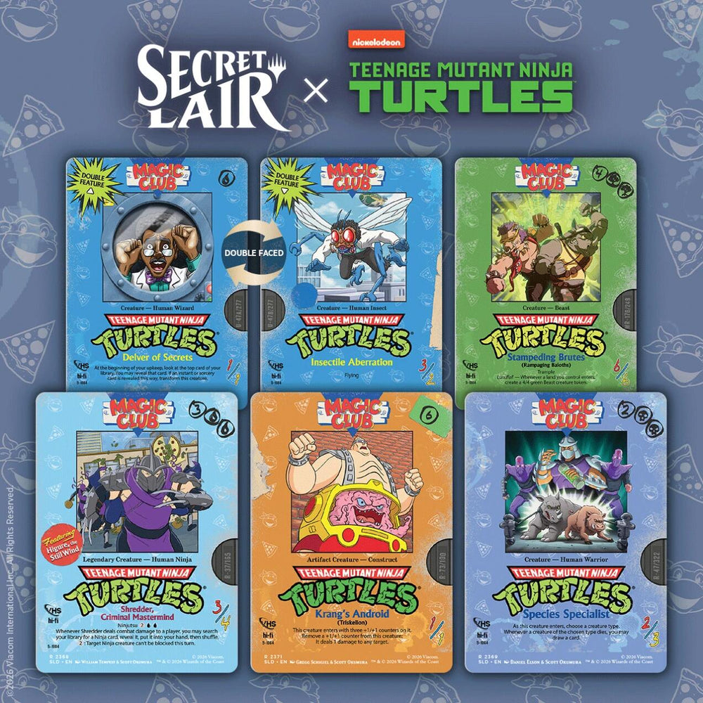 Secret Lair: Drop Series - Secret Lair x Teenage Mutant Ninja Turtles: VHS Villains (Non-Foil Edition)