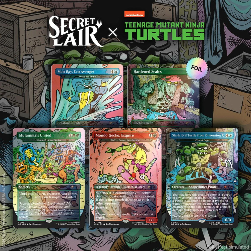 Secret Lair: Drop Series - Secret Lair x Teenage Mutant Ninja Turtles: The Mighty Mutanimals (Traditional Foil Edition)