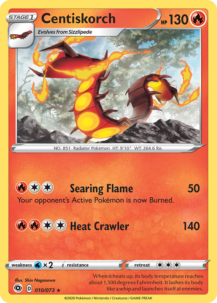 Centiskorch (010/073) [Sword &amp; Shield: Champion's Path] 