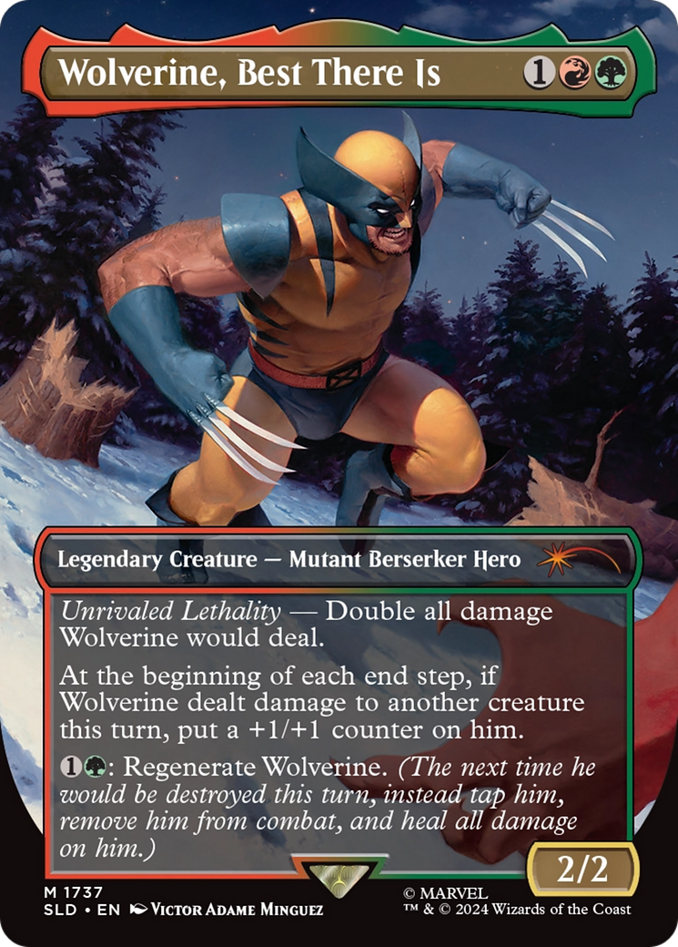 Wolverine, Best There Is (Rainbow Foil) [Secret Lair Drop Series] 