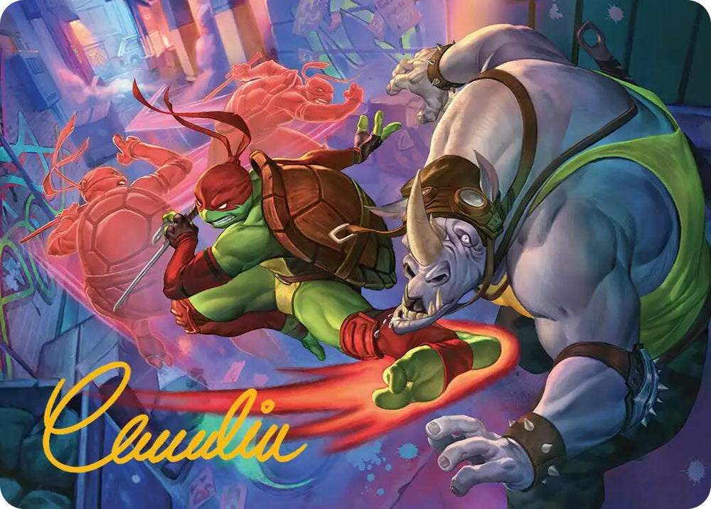 Super Combo Art Card (Gold-Stamped Signature) [Teenage Mutant Ninja Turtles Art Series]