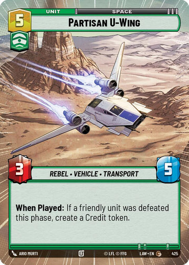 Partisan U-Wing (425) (Hyperspace) (425) [A Lawless Time]