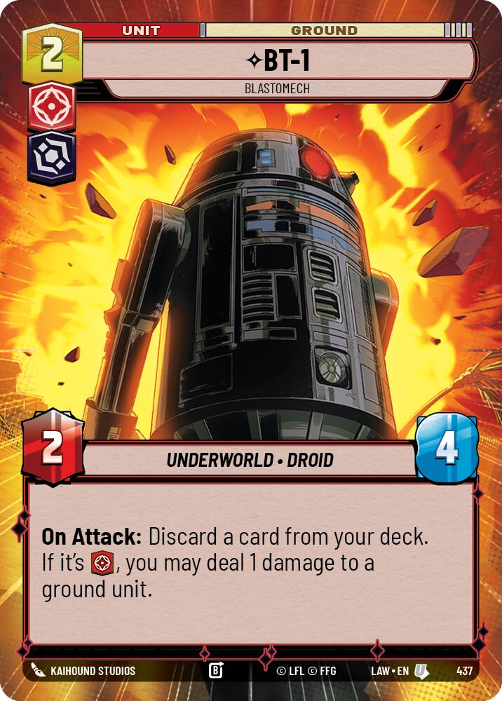 BT-1 - Blastomech (437) (Hyperspace) (437) [A Lawless Time]