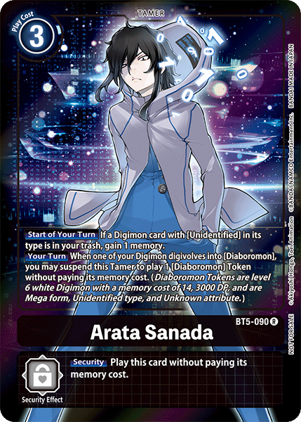 Arata Sanada [BT5-090] (Buy-A-Box Promo) [Battle of Omni Promos] 