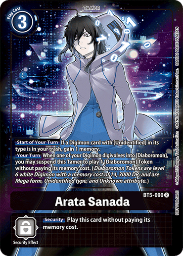 Arata Sanada [BT5-090] (Buy-A-Box Promo) [Battle of Omni Promos] 