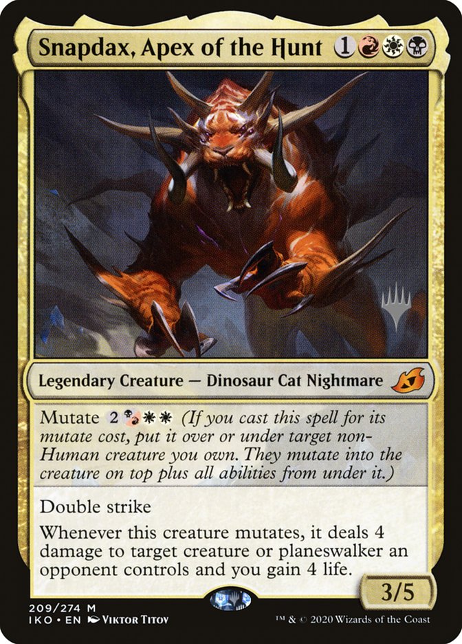 Snapdax, Apex of the Hunt (Promo Pack) [Ikoria: Lair of Behemoths Promos] 