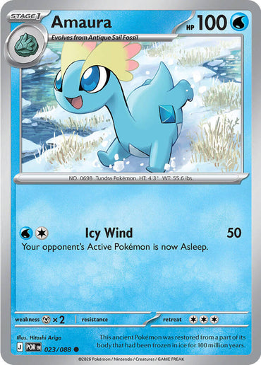 Amaura (023/088) [Mega Evolution: Perfect Order]