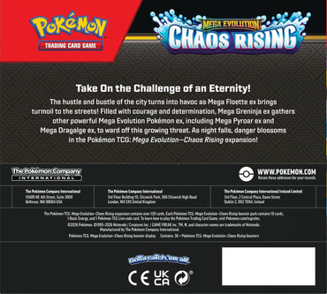 Preorden | Mega Evolution: Chaos Rising Booster Box