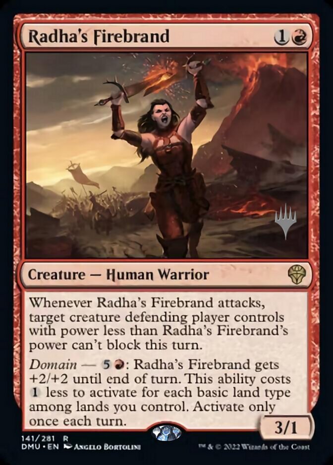 Radha's Firebrand (Promo Pack) [Dominaria United Promos] 