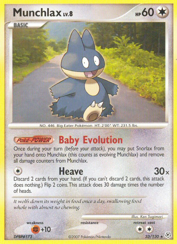 Munchlax (33/130) [Diamond &amp; Pearl: Base Set] 