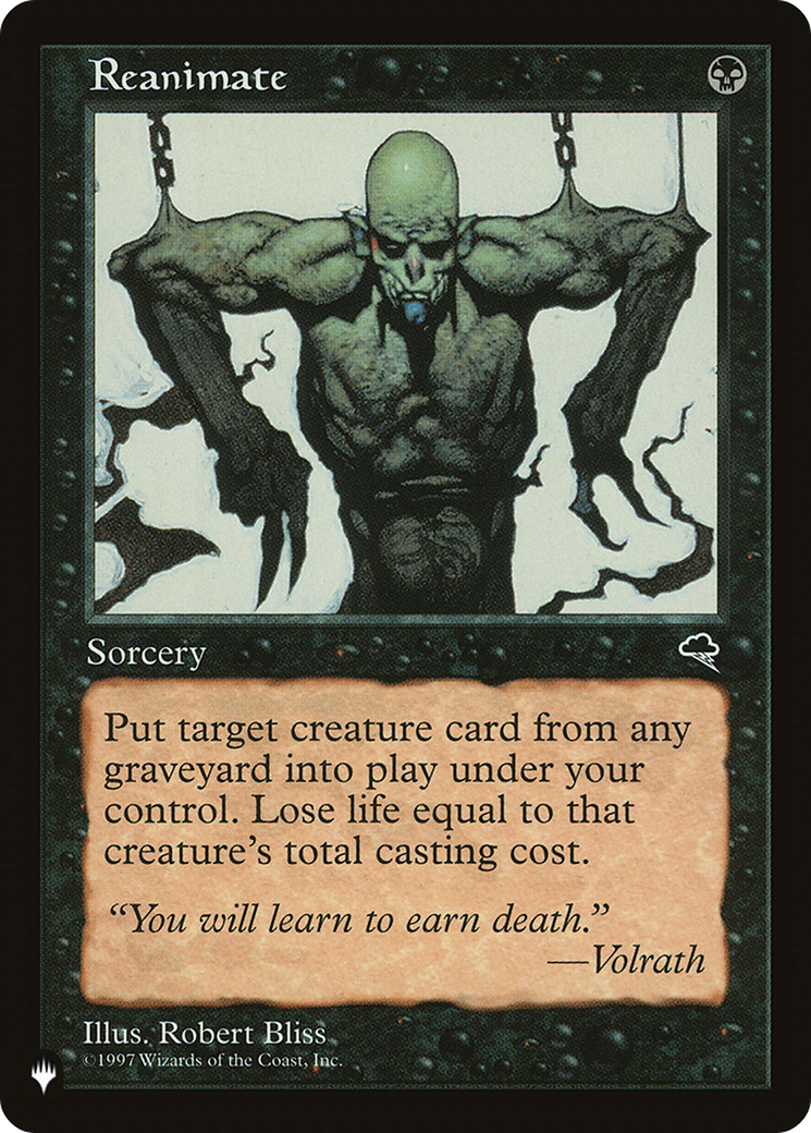 Reanimate [The List Reprints] 