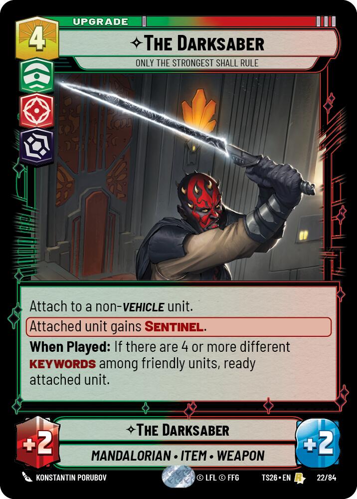 The Darksaber - Only the Strongest Shall Rule (22/84) (22/84) [Twin Suns]