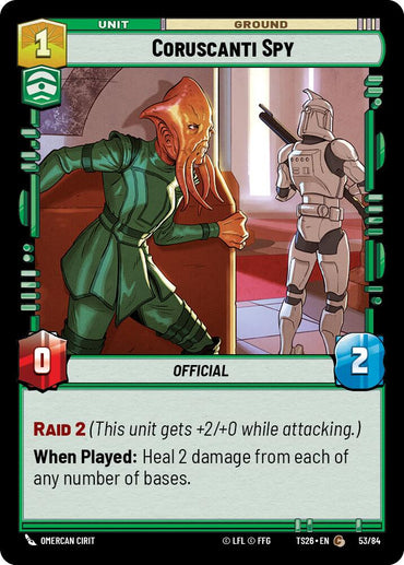 Coruscanti Spy (53/84) (53/84) [Twin Suns]