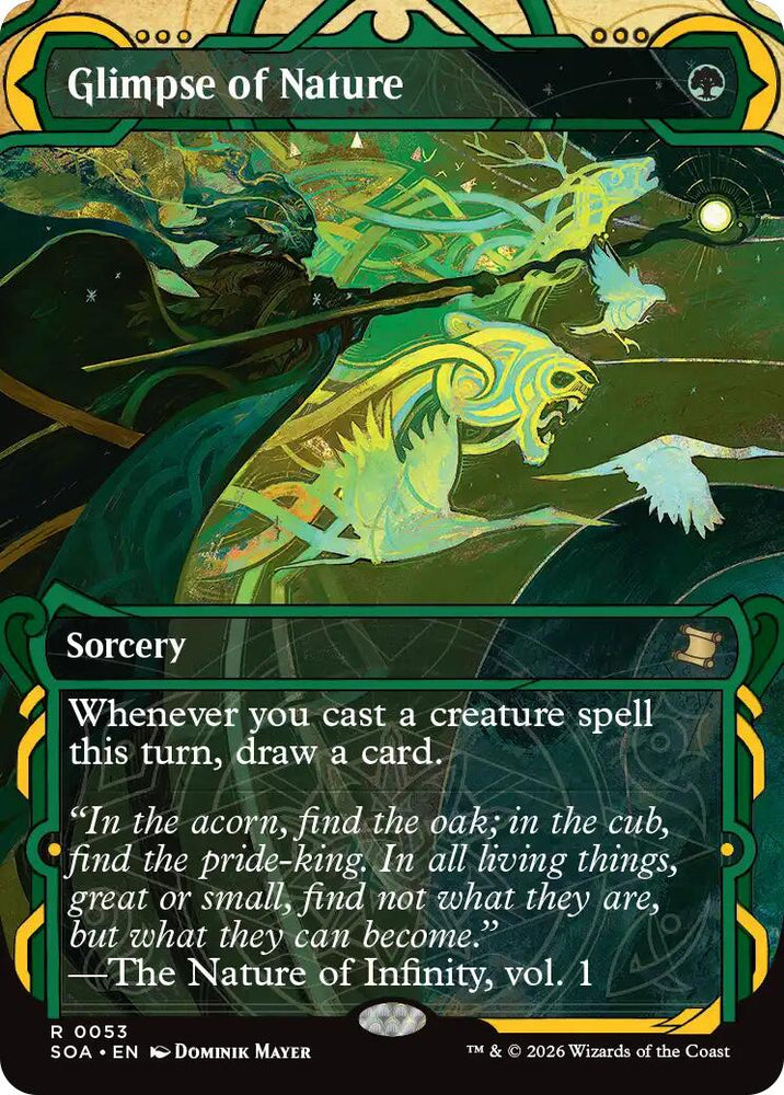 Glimpse of Nature [Secrets of Strixhaven: Mystical Archive]