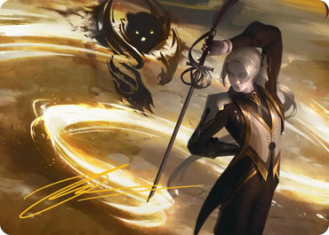 Rapier Wit Art Card (Gold-Stamped Signature) [Secrets of Strixhaven Art Series]